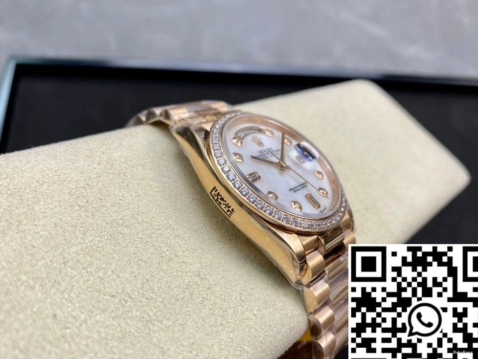 V2 Date Rolex Mother-Of-Pearl Factory EW Dial 128238 Day 1020